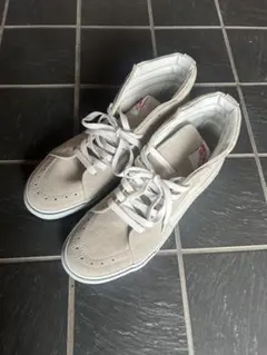 Vans SK8-Hi プラットフォーム ベージュ スニーカーのサムネイル