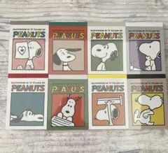 スヌーピー 75周年　ミニメモパッド　8点セット　新品