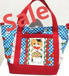 ダリちゃんポケット仕立サイドDカン付きトート♡　コヤンイサムチョン　ハンドメイド