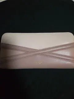 リンレ 長財布 ピンク