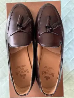 Berwick 1707 8491ダークブラウン タッセルローファー26cm