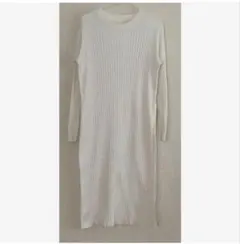 GU リブニットワンピース