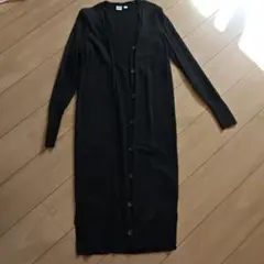 GAP ロングカーディガン ブラック XXS