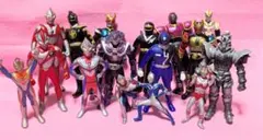 #ライダーウルトラミニソフビ＆ミニミニフィギュア16体中古品