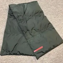 PRADA SPORTS ブラックダウンナイロンマフラー archive