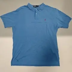 Polo by Ralph Lauren 水色 ポロシャツ XXL