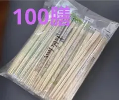 割り箸 100膳 使い捨て 衛生個包装