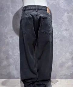 USA古着 LEVI'S 505ブラックデニムパンツワイド baggy アメカジ - メルカリ