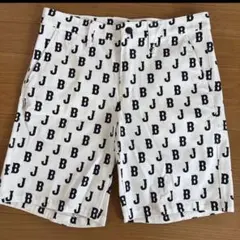 ジャックバニー 総柄ロゴ ハーフパンツ パーリーゲイツ　白★6のサムネイル