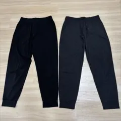 UNIQLO ジョガーパンツ　M 黒&グレー