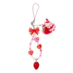 サンリオ　シークレットストラップポチャッコ　いちご新聞50周年