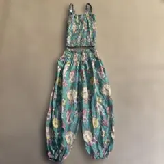 花柄スモッキングセットアップ100cm~