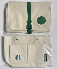 新品 スターバックス　2025福袋2点セット バッグインバッグトラベルポーチ