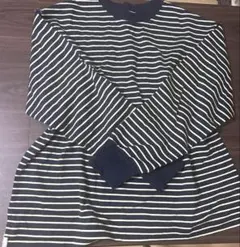 美品！　プチオンフルール　ボーダー　長袖カットソー　Mサイズ　カジュアル