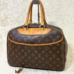 【美品】ルイヴィトン ドーヴィル モノグラム ボーリングバニティ M47270