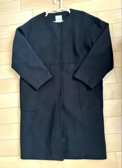 LEPSIM ブラック ロングコート Fサイズ