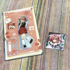 さくらみこ × スシロー アクリルスタンド 缶バッジ