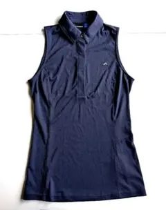 J.LINDEBERG衿付きノースリーブポロシャツ<XS> Navyのサムネイル