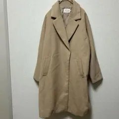 Samansa Mos2 ベージュ チェスターコート Mサイズ