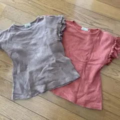 ペアマノン⭐︎フリル付きTシャツ ２枚セット