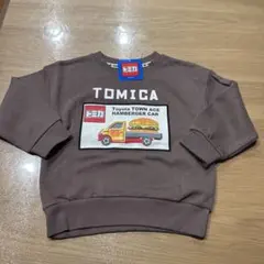 バースデイ　トミカ　ハンバーガーカー　裏毛トレーナー　サイズ110 新品