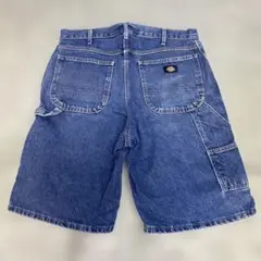 【ディッキーズ】Lサイズ デニムカーゴショートパンツ