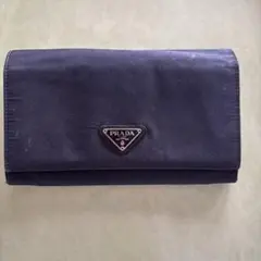 ト*ト様 PRADA 黒 ナイロン 長財布
