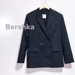 Bershka ベルシュカ　ジャケット　黒　レディース　ブラック　オーバーサイズ