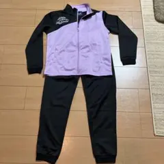 Binzart 紫黒 ジップアップ トラックスーツ　ジャージ上下
