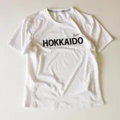NIKE ナイキ ランニング Tシャツ HOKKAIDO DRI-FIT 白 L