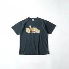 ナポレオンダイナマイト 00s プリント ムービーTシャツ 紺