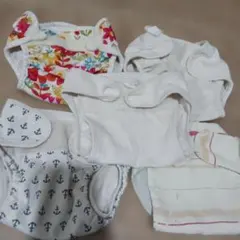 おむつカバー 5枚セット 花柄