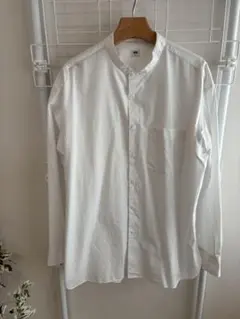 UNIQLO エクストラファインコットンオーバーサイズスタンドカラーシャツ　XL