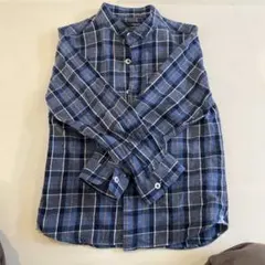 next チェック柄 長袖シャツ