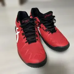 ★asics GEL-RESOLUTION 8 レッド／ブラック