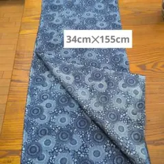 着物端切れ★34cm✕155cm★小紋、絹、型染★手作りに