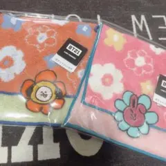 BT21 ポケットハンカチ CHIMMY COOKY ジミン ジョングク BTS