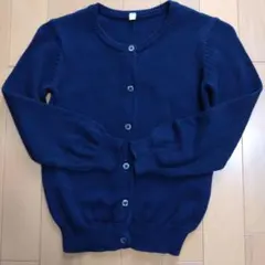 無印良品　ネイビー カーディガン 120cm
