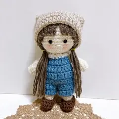 たにとも様専用【ハンドメイド】あみぐるみ 女の子 着せ替え ひまわり