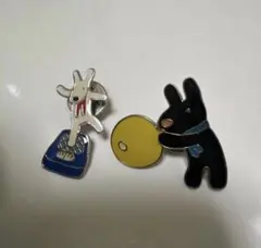 リサとガスパール　ピンバッジ　ピンズ　バッジのサムネイル