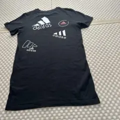 adidas 黒 Tシャツ Mサイズ