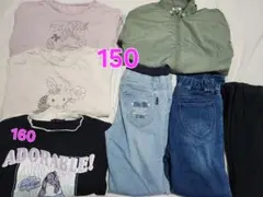 BREEZE アウター　Tシャツ　パンツセット　まとめ　 150　160　女の子