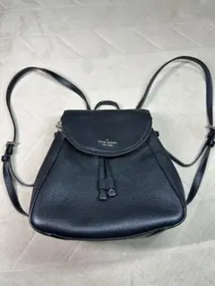 ケイトスペード kate spade ブラックレザーリュック