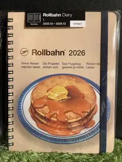 【ロルバーンダイアリー 2026年10月始 】アメリカンスイーツA柄 ・Lサイズ