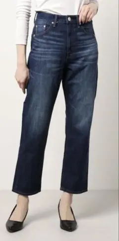 美品AMERICAN HOLIC ストレートデニム　ダークブルーストレートデニム