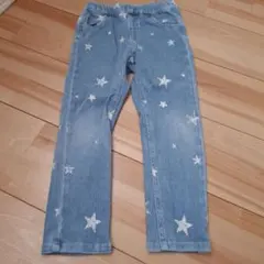 110cm SLAP SLIP 星柄ライトブルーロングパンツ