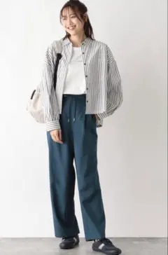 365日マイスタイルクロップドシャツ