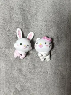 ハローキティ 2体セット ケーブルマスコット ハグコット