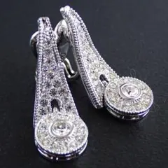 ヴァンドームブティック ビジュー イヤリング VB クリスタル VENDOME