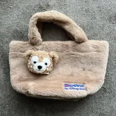 香港ディズニー　ダッフィー　トートバッグ　disney 秋冬